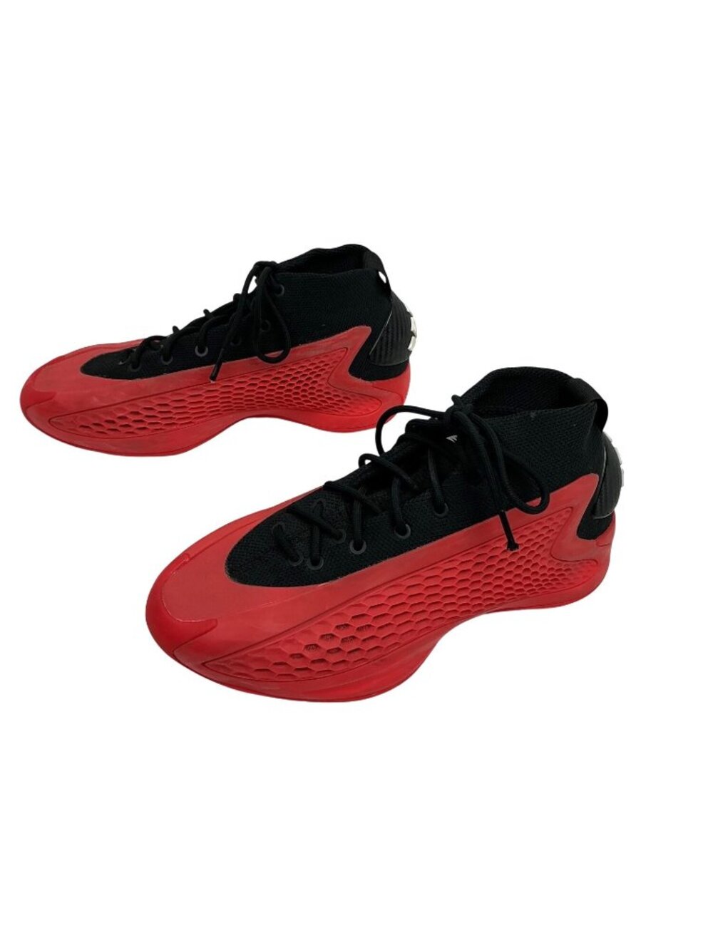 Adidas Anthony Edwards A.E. 1J  Basketball Shoes Boys 6 Red/Black With Box IG661